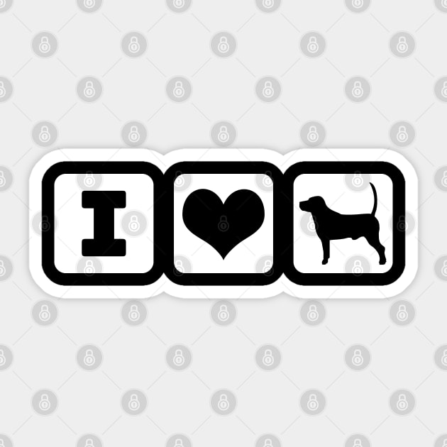 I Love Dogs Sticker by LunaMay